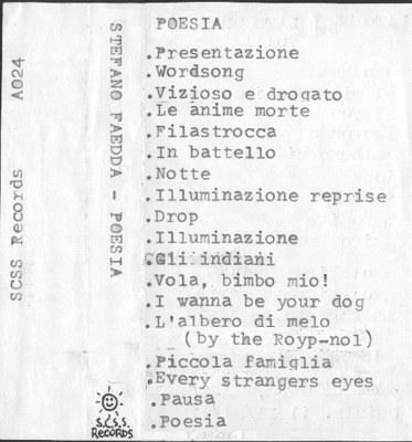 a024 stefano faedda: poesia 1991